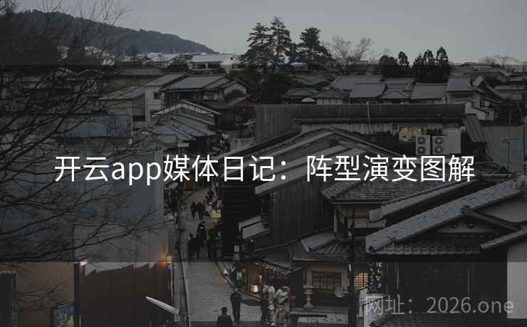 开云app媒体日记:阵型演变图解 开云app媒体日记:阵型演变图解